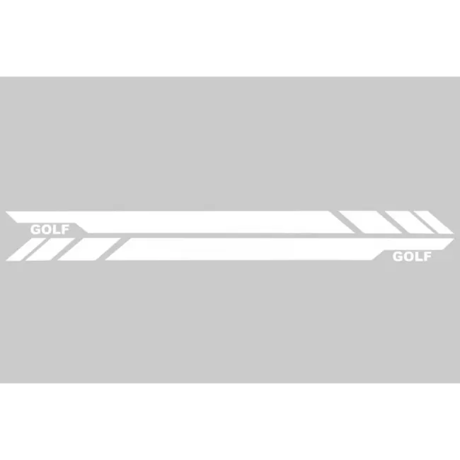 Side Decals Sticker Vinyl White suitable for VW  Golf 5 6 7 V VI VII (2003-up)