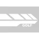 Side Decals Sticker Vinyl White suitable for VW  Golf 5 6 7 V VI VII (2003-up)