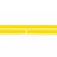 Set Sticker Side Decals & Upper Bonnet Roof Tailgate and Mirror Matte Yellow suitable for Mercedes C205 Coupe A205 Cabriolet (2014-up)