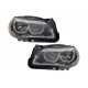Headlights Full LED suitable for BMW 5 Series F10 F11 (2011-2013) Angel Eyes