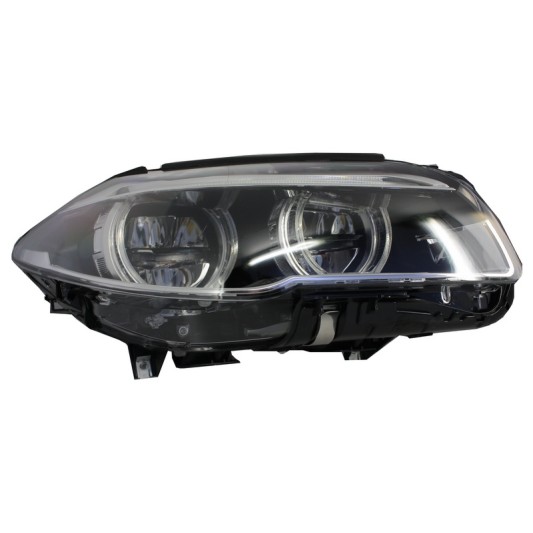 Headlights Full LED suitable for BMW 5 Series F10 F11 (2011-2013) Angel Eyes