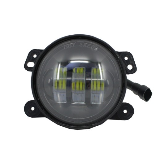 Fog Lights 4 Inch Full LED suitable for Jeep Wrangler JK TJ LJ (2007-2017)