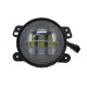 Fog Lights 4 Inch Full LED suitable for Jeep Wrangler JK TJ LJ (2007-2017)
