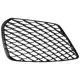 Front Bumper Side Grilles suitable for Mercedes S-Class W222 (2013-2017) S63 Design Piano Black