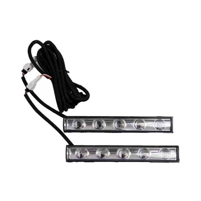 LED DRL Chrome Daytime Running Lights suitable for Mercedes G-Class W463 (1989-up) G65 Design