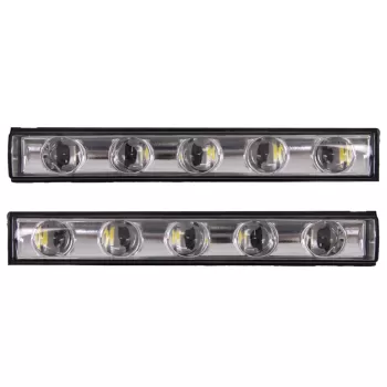 LED DRL Chrome Daytime Running Lights suitable for Mercedes G-Class W463 (1989-up) G65 Design