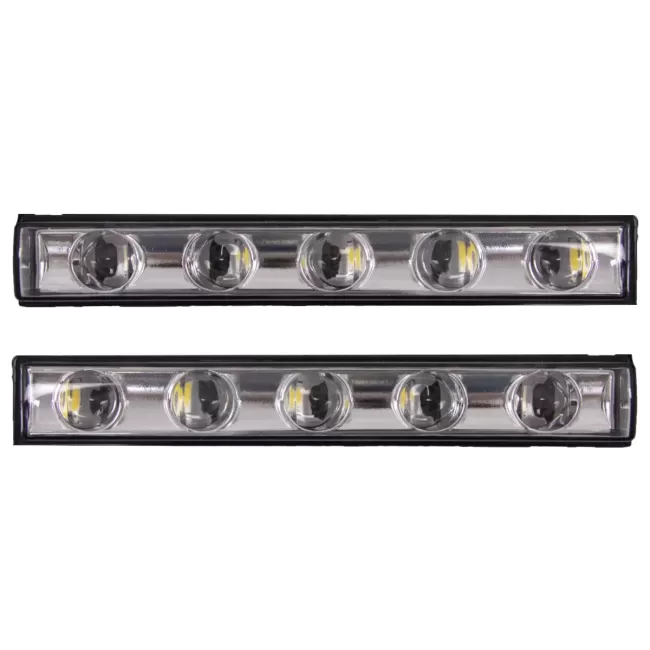 LED DRL Chrome Daytime Running Lights suitable for Mercedes G-Class W463 (1989-up) G65 Design