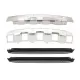 Running Boards Side Steps with Skid Plates Off Road suitable for Mercedes M-Class ML W164 (2005-2008)