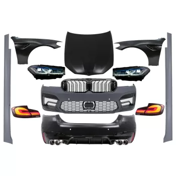 Complete Body Kit suitable for BMW 5 Series F10 (2010-2017) Conversion to G30 M5 Design
