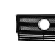 Front Grille suitable for Mercedes G-Class W463 (1990-2017) New G65 G63 Design Full Piano Black