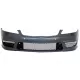 Front Bumper suitable for Mercedes S-Class W221 (2005-2012) S63 S65 Design with Front Grille Facelift Piano Black