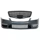 Front Bumper suitable for Mercedes S-Class W221 (2005-2012) S63 S65 Design with Front Grille Facelift Piano Black
