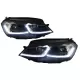 LED Headlights suitable for VW Golf 7 VII (2012-2017) Facelift G7.5 R Line Design with Sequential Dynamic Turning Lights