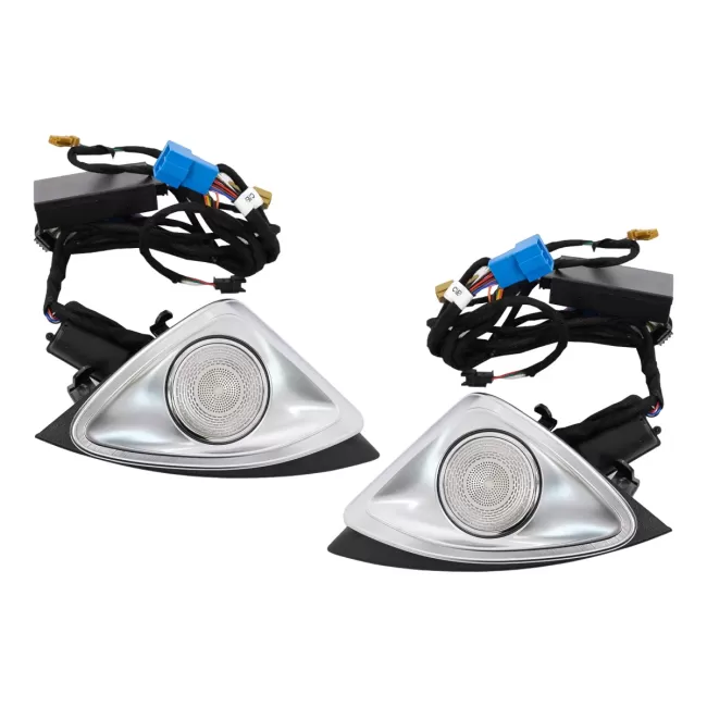Front Door LED 4D Rotary Tweeters 3/ 64 colors suitable for Mercedes C-Class W205 Facelift (2018-2020)