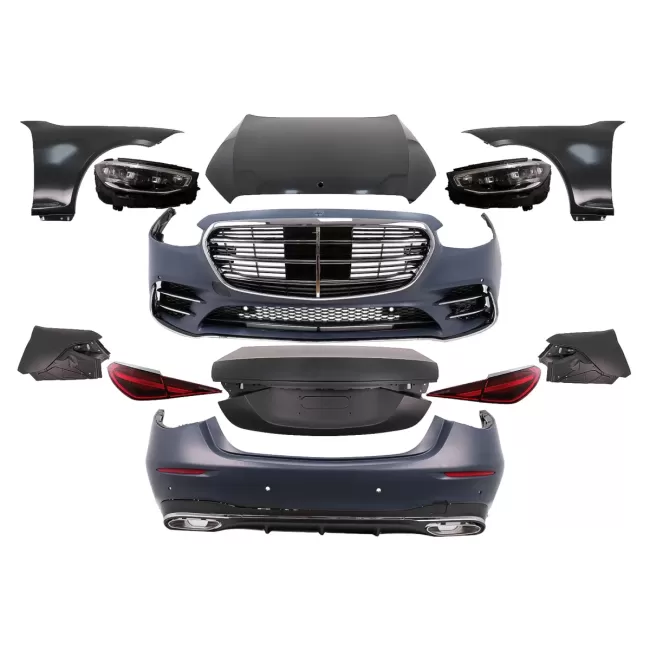 Complete Body Kit suitable for Mercedes S-Class W221 (2005-2013) Conversion to W223 S450 Design
