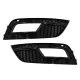 Fog Lamp Covers suitable for Audi A4 B8 Facelift (2012-2015) RS4 Design Black