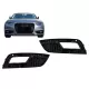 Fog Lamp Covers suitable for Audi A4 B8 Facelift (2012-2015) RS4 Design Black