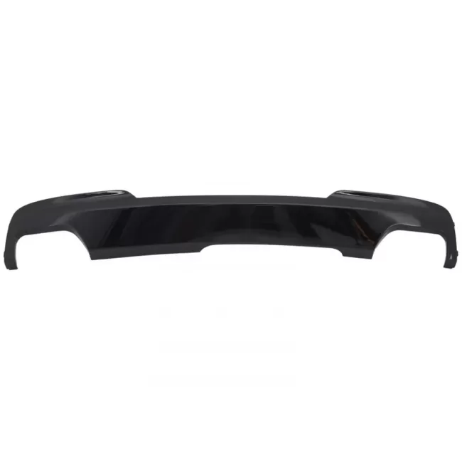 Double Outlet Air Diffuser Exhaust Muffler Tips Black Edition Sport M-Tech 550i Design suitable for BMW 5 Series F10 F11 (2011-2017)