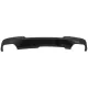 Double Outlet Air Diffuser Brilliant Black Edition with Exhaust Muffler Tips Sport M-Tech 550i V8 LCI Square suitable for BMW F10 F11 (2011-2017)