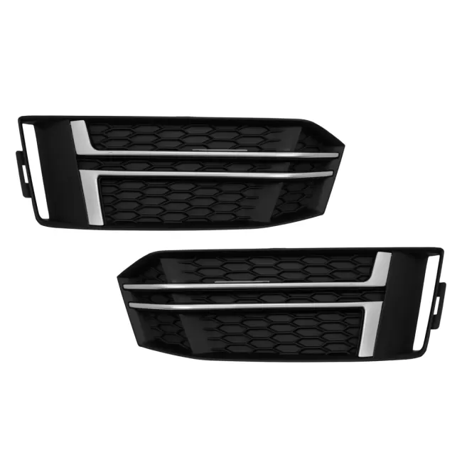 Bumper Lower Grille Covers Side Grilles suitable for Audi A4 B9 Sedan Avant (2016-2018) S-Line