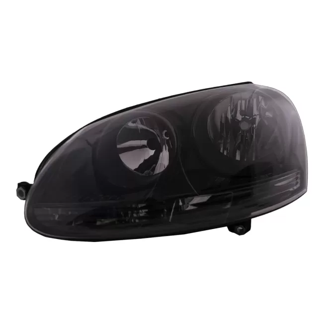 Headlights suitable for VW Golf 5 V (10.2003-2009) Jetta (2005-2010) All Black