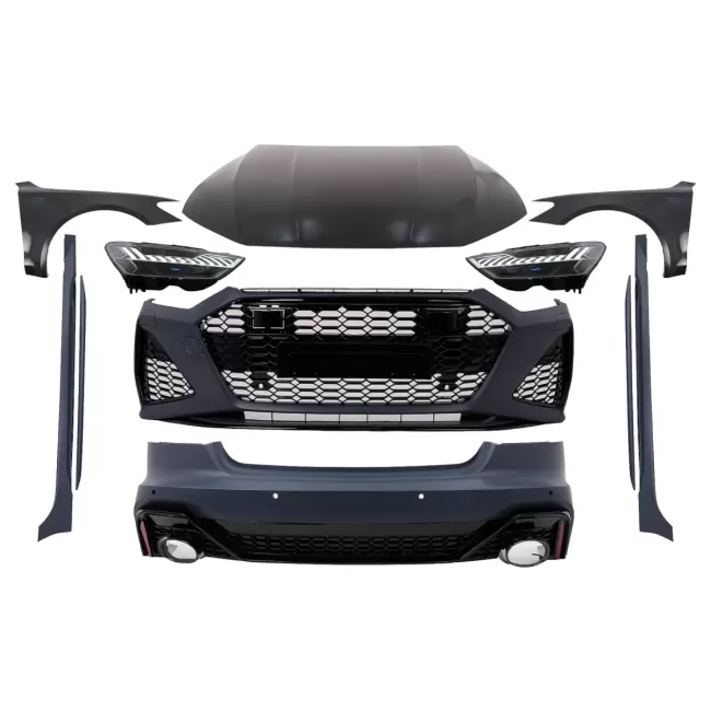 Complete Wide Body Kit suitable for Audi A7 4G Facelift (2015-2017) Conversion to 2020+ RS Design