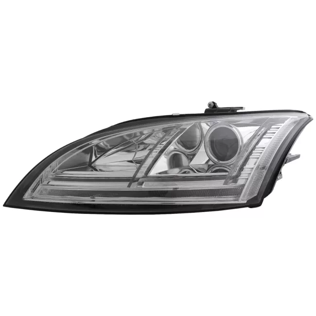 LED DRL Xenon Headlights suitable for Audi TT 8J (2006-2010) Dynamic Sequential Turning Light Chrome