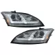 LED DRL Xenon Headlights suitable for Audi TT 8J (2006-2010) Dynamic Sequential Turning Light Chrome