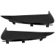 Rear Bumper Flaps Side Fins Flics suitable for Mercedes C-Class W205 (2014-2020) Piano Black