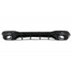 Rear Diffuser and Exhaust Tips Silver suitable for Mercedes CLA X118 Shooting Brake C118 Coupe Sport Line (2019-06.2025) CLA35 Design