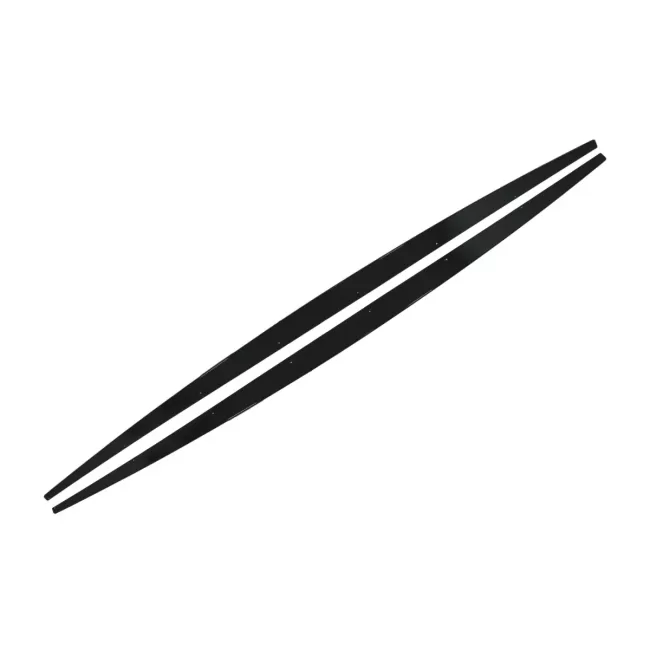 Side Skirts Lip Extensions suitable for BMW 1 Series Hatchback F20 F21 (2011-2019) M-Performance Design Piano Black Add-on