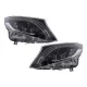 Full LED Headlights suitable for Mercedes V-Class W447 (2016-2020) Black