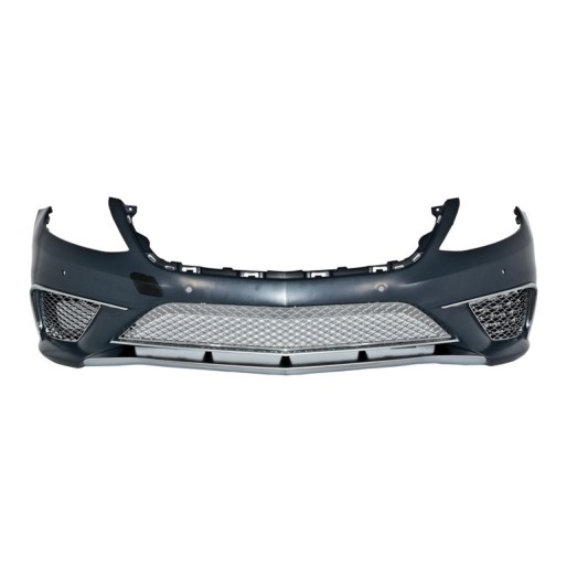 Front Bumper with Grille suitable for Mercedes S-Class W222 (2013-06.2017) S65 Design