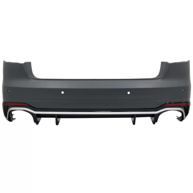 Rear Bumper suitable for Audi A4 B9 8W (2016-2018) Sedan RS4 Design
