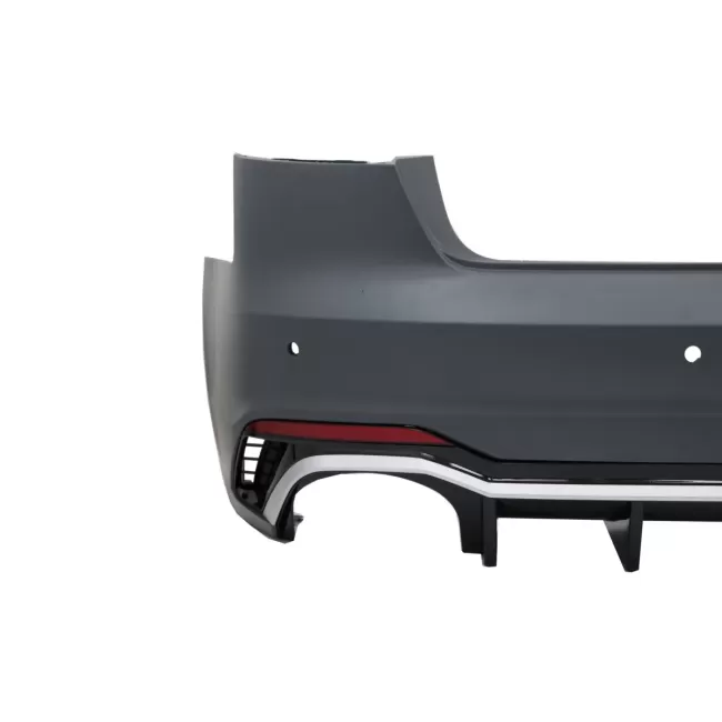 Rear Bumper suitable for Audi A4 B9 8W (2016-2018) Sedan RS4 Design