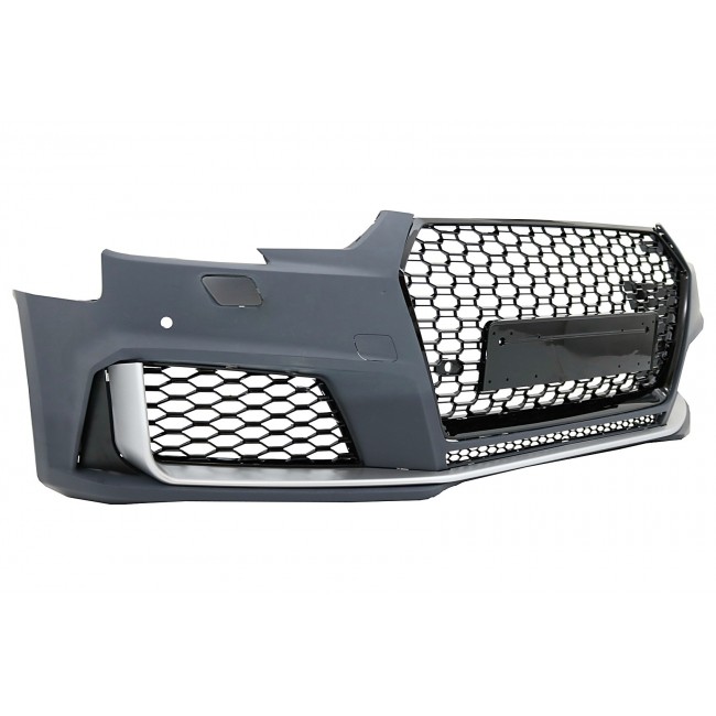 Body Kit suitable for Audi A4 B9 8W (2016-2018) with Rear Diffuser RS4 Design