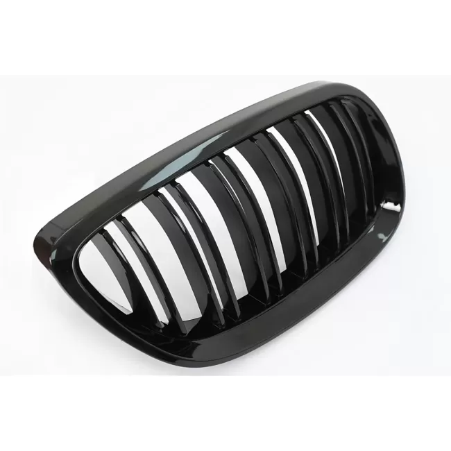 Front Kidney Grilles suitable for BMW 3 Series E92 E93 Coupe Convertible PreLCI (2006-2009) Double Stripe M-Package Sport Design