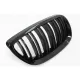 Front Kidney Grilles suitable for BMW 3 Series E92 E93 Coupe Convertible PreLCI (2006-2009) Double Stripe M-Package Sport Design
