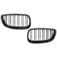 Front Kidney Grilles suitable for BMW 3 Series E92 E93 Coupe Convertible PreLCI (2006-2009) Double Stripe M-Package Sport Design