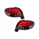 LED Taillights suitable for Peugeot 206 HatchBack 3 / 5 Doors (10.1998-2004) Red White