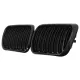 Central Kidney Grilles suitable for BMW 3 Series E36 LCI (11.1996-1999) Double Stripe Piano Black