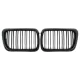 Central Kidney Grilles suitable for BMW 3 Series E36 LCI (11.1996-1999) Double Stripe Piano Black