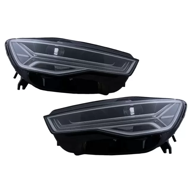 Full LED Headlights suitable for Audi A6 4G C7 (2011-2018) Facelift Matrix Design Sequential Dynamic Turning Lights