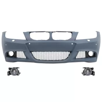 Front Bumper suitable for BMW 3 Series E90 Sedan E91 Touring LCI (2008-2011) M-Technik Design with PDC