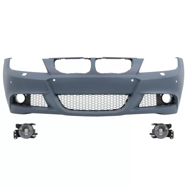 Front Bumper suitable for BMW 3 Series E90 Sedan E91 Touring LCI (2008-2011) M-Technik Design with PDC