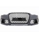 Front Bumper with Full LED Headlights Sequential Dynamic Turning Lights suitable for Audi A6 C7 4G (2011-2018) RS6 Matrix Design