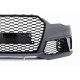 Front Bumper with Full LED Headlights Sequential Dynamic Turning Lights suitable for Audi A6 C7 4G (2011-2018) RS6 Matrix Design