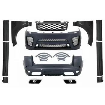 Complete Body Kit suitable for Range Rover Sport L494 (2013-2017) Conversion to 2019 SVR Design