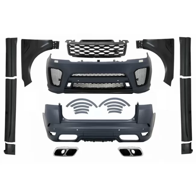 Complete Body Kit suitable for Range Rover Sport L494 (2013-2017) Conversion to 2019 SVR Design