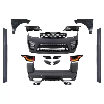 Complete Body Kit suitable for Range Rover Sport L494 (2013-2017) Conversion to 2019 SVR Design